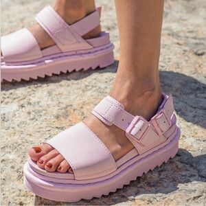 DR. Martens Voss Mono Sandal In Chalk Pink